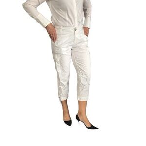RL Laureen Jeans Co white Cotton 3/4 length summer pants